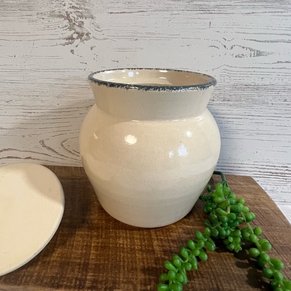 Vintage Casey pottery canister apples jar storage decor - Picture 5 of 8